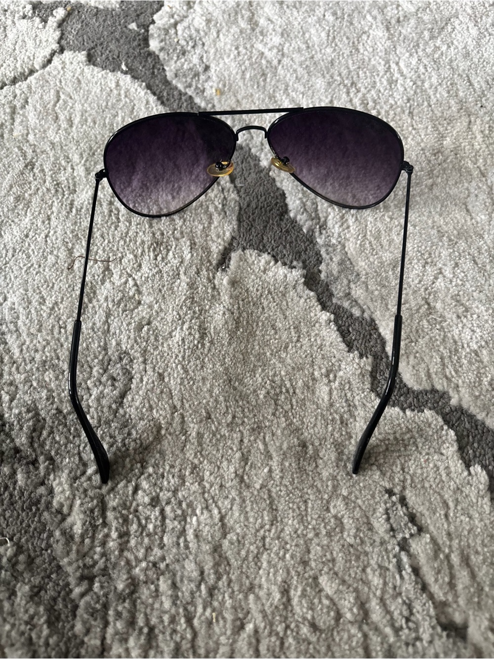 Ray-Ban Women's Aviator Sunglasses - Black Frame with Purple Gradient Lenses - Picture 2 of 3
